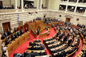 Hellenic Parliament-MPs swearing in