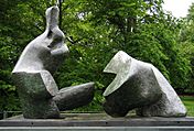 Henry Moore - Two Piece Reclining Figure 5 - Kenwood