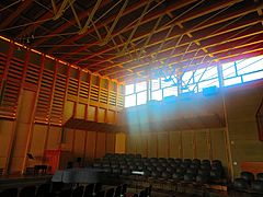 Interior of First Unitarian Meeting House Atrium - panoramio