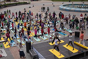 International Yoga Day in russia