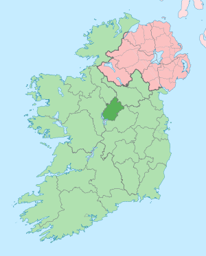 Location of County Longford