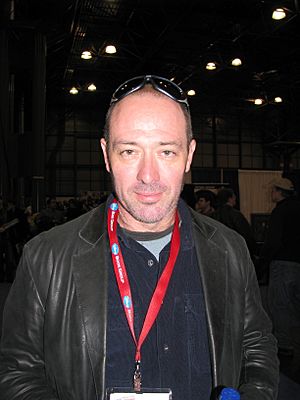 Birmingham at the Javits Exhibition Center in February 2009, attending the New York Comic Con.