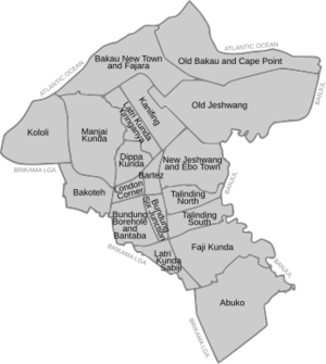 Kanifing Municipal Council wards