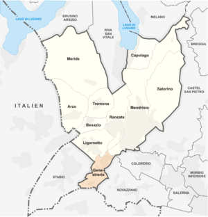 Location of Genestrerio