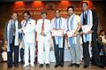 Lachhman Chatnani,Ram Jawhrani,Anthony Arun Biswas,Pahlaj Nihalani,Govinda,Chandru Punjabi From The Govinda graces Mother Teresa International Award (15)
