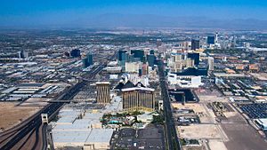 Las Vegas Strip Aerial September 2013
