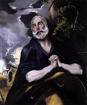 Las lagrimas de san Pedro El Greco 1580