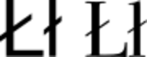 Latin alphabet Łł
