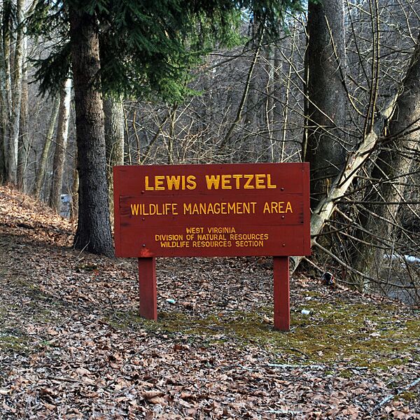 Lewis Wetzel WMA - Sign-square