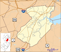 Keasbey, New Jersey is located in Middlesex County, New Jersey