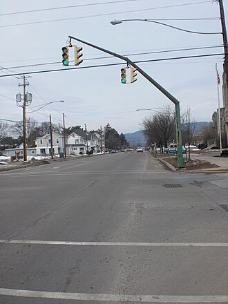 Market Street in Berwick, Pennsylvania