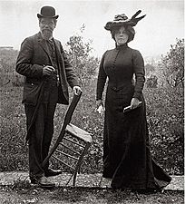 Max Klinger und Elsa Asanjieff, Villa Romana 1905