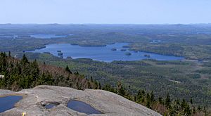 Middle Saranac Lake from Ampersand