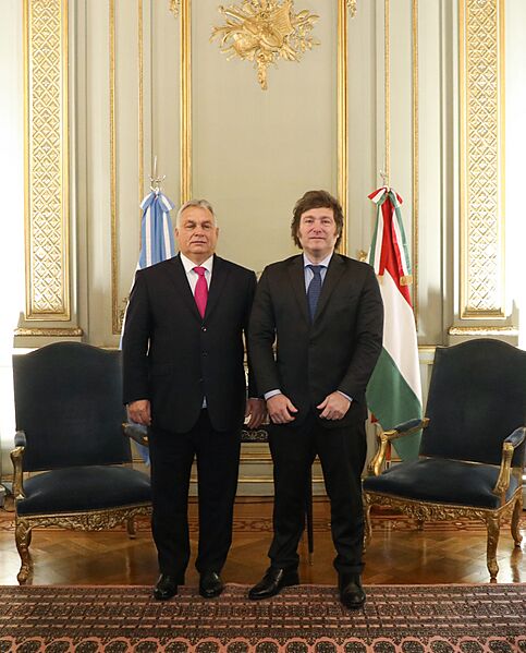 Milei recibe a Orbán