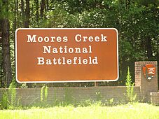Moores Creek Battlefield sign IMG 4459