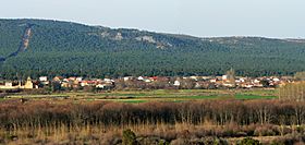 Panoramic view of Nogarejas, from the South