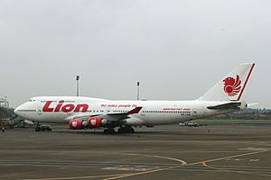 PK-LHG Boeing 747-400