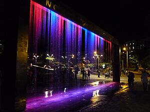 Pantalla de agua - Parque Bicentenario - Medellín