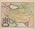 Persia Sive Sophorum regnum Old map Persia Merian 1638