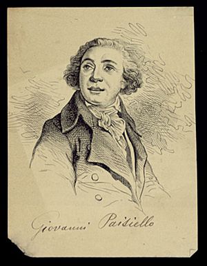 Portrait of Giovanni Paisiello, composer (1741-1816) - Archivio Storico Ricordi ICON010754