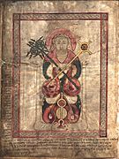 Portrait of St Luke, St Chad Gospels