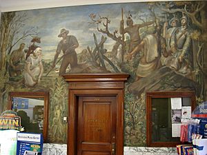 Post Office WPA mural - Arlington, MA