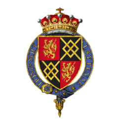 Quartered arms of Sir John FitzAlan, 14th Earl of Arundel, KG