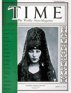 Raquel Meller Time magazine cover April 26, 1926