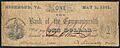 Recto Bank of the Commonwealth (Virginia) 1 dollar 1861 urn-3 HBS.Baker.AC 1142193