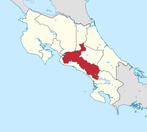 Location of the Province of San José