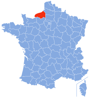 Location of Seine-Maritime in France