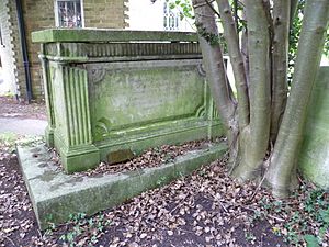 Sir Alexander Maitland grave St Andrew's church, Totteridge