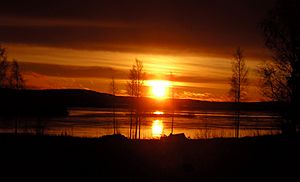 November 2011 Sunrise in Hedenäset