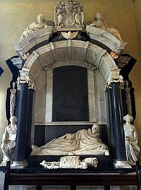 St Mary Magdalene, Croome, Worcs - Monument to 1st Baron Coventry (1578–1640)