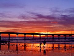 Sunset pier