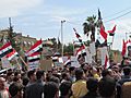 Syrian Demonstration Douma Damascus 08-04-2011
