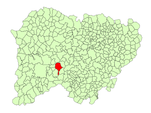 Location in Salamanca