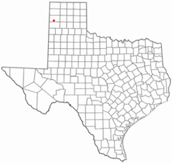 Location of Adrian, Texas