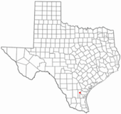 Location of Alice in Texas
