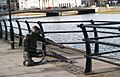 Taking the strain - The Linesman sculpture on City Quay - geograph.org.uk - 1725963.jpg