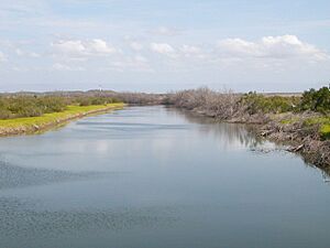 The Guantanamo river. Camainera City in the background. Guantanamo Bay, Cuba. 2003