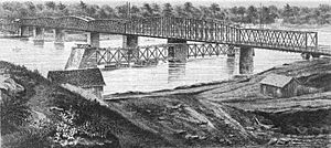 The Kansas City Bridge 1869