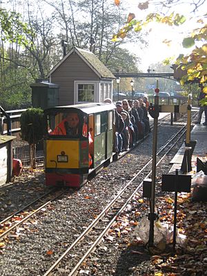 The train departing from (geograph 2756291)