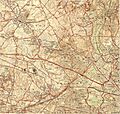 Topographic maps of Arlington, Belmont, Lexington Massachusetts 1946