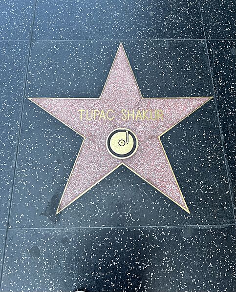 TupacShakurWalkofFameStar