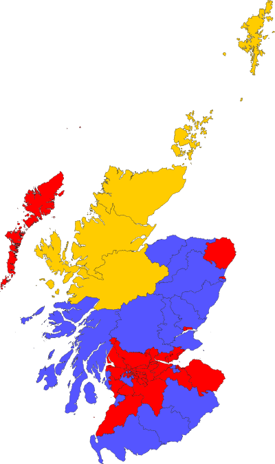 United Kingdom general election 1964 in Scotland.svg