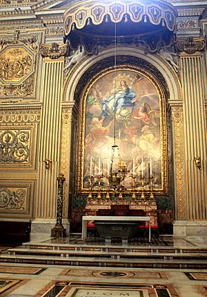 Vatikan, Petersdom, der Altar der unbefleckten Empfängnis