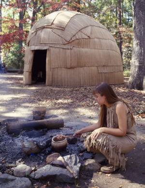Virginia's Explore Park is a living history and nature park on thirteen hundred acres of woods in Roanoke, Virginia LCCN2011632066
