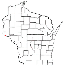 Location of Trenton, Wisconsin