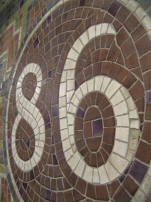 Wall mosaics at 86th Street (IRT Lexington Avenue Line)